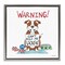 Stupell Industries Funny Can't Hold Licker Dog Framed Floater Canvas Wall Art Design by Deb Strain